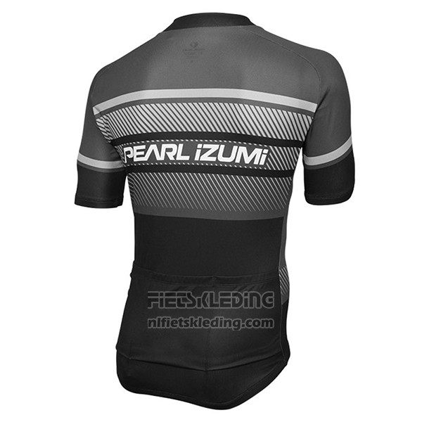 2017 Fietskleding Pearl Izumi Grijs en Zwart Korte Mouwen en Koersbroek